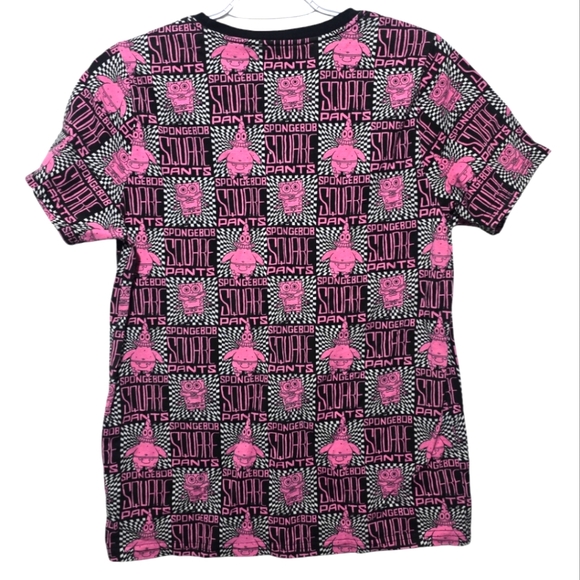 Nickelodeon Sponge Bob AOP Kids Graphic T-Shirt 18 - Picture 3 of 4